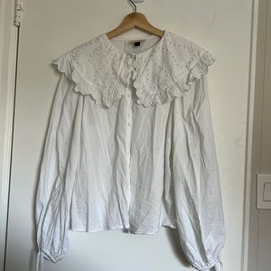 Universal Thread Exaggerated Collar Top